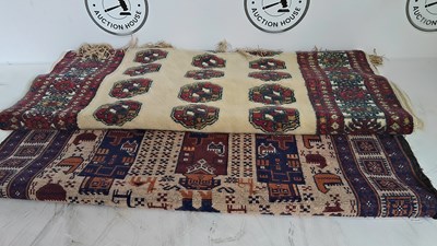 Lot 250 - Pair of vintage rugs