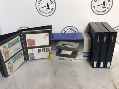 Lot 153 - 4 albums of first day &covers philalux Machine