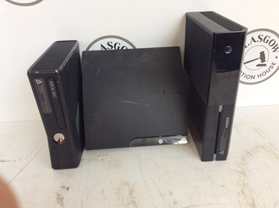 Lot 219 - Xbox 1,ps3,Xbox 360 untested