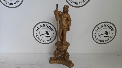 Lot 247 - Heavy metal statue