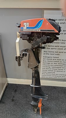 Lot 132 - Amrchimedes 39 outbored boat motor