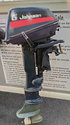Lot 93 - Johnson 6 horsepower outboard motor