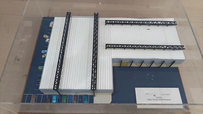 Lot 238 - Model of inveralmond retail park Perth made by Angus