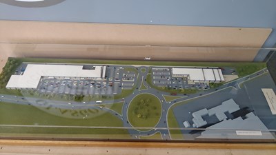 Lot 209 - Model of inveralmond retail park Perth by angus