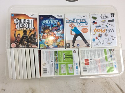Lot 4 - Selection off wii games