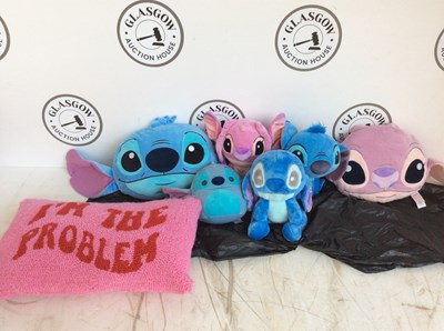 Lot 7 - Qty of Lilo & Stitch Soft Toys