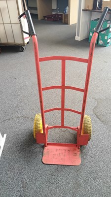 Lot 215 - Red transport trolley