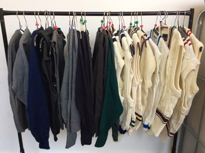 Lot 180 - Large qty of new clothes displayed on rail