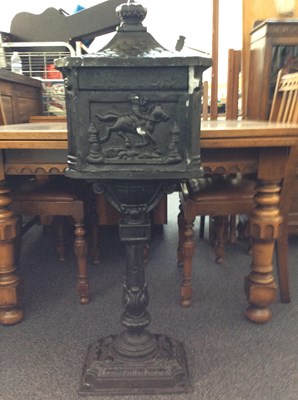 Lot 108 - Cast Metal Post Box