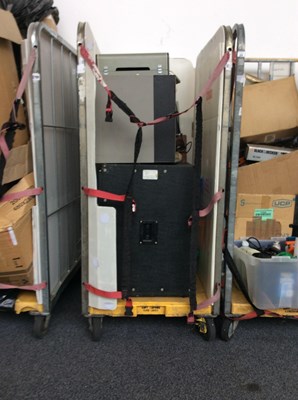 Lot 190 - Cage of sound equipment untested