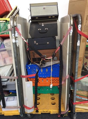 Lot 193 - Cage of sound equipment untested