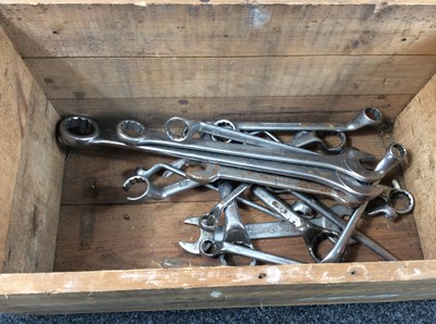 Lot 52 - Box of Spanners