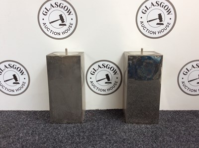 Lot 251 - Pair Of Silver Candle Holders