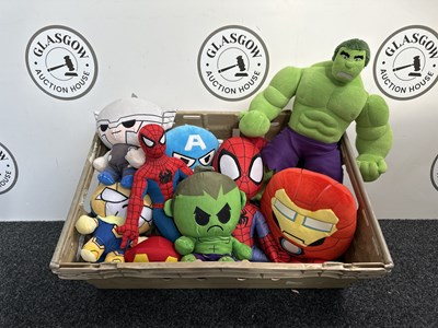 Lot 15 - Qty Of Marvel Soft Toys