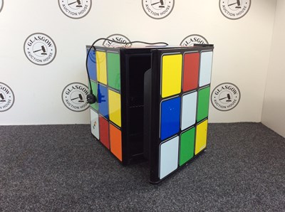 Lot 227 - Small Fridge With Rubik’s Cube Design