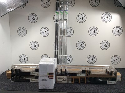 Lot 233 - Qty Of New Household Items Including Grab Rails, Curtain Rails & Bedding