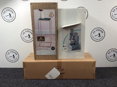 Lot 186 - Qty Of Household Items Including, Water Feature, Side Table & Baby Table ETC