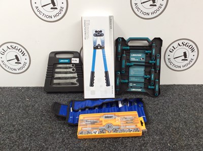 Lot 47 - Qty Of Hand Tools, T Handel Set, Crimping Tool ETC