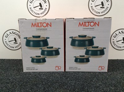 Lot 42 - Two Venice 3pcs Thermowear Pots