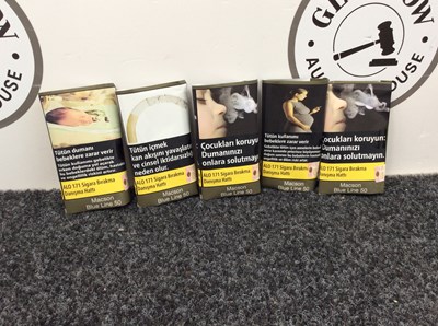 Lot 146 - 5 x 50g Turkish Tobacco