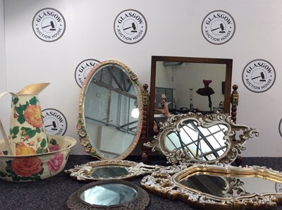 Lot 159 - Qty Of Mirrors & Misc