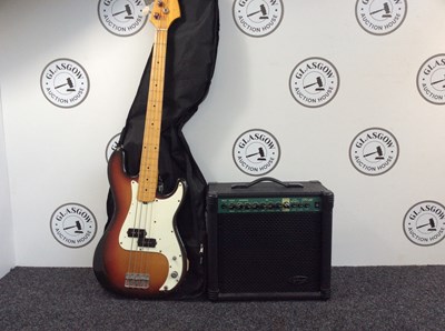 Lot 114 - Bass Guitar With Case
