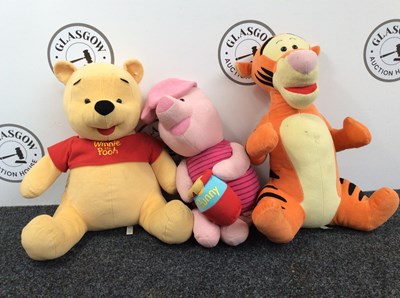 Lot 88 - Winnie, Tiger & Piglet Stuffed Toys