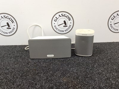 Lot 80 - Two Sonos WiFi/Bluetooth Speakers