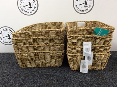 Lot 1 - Qty of seagrass baskets