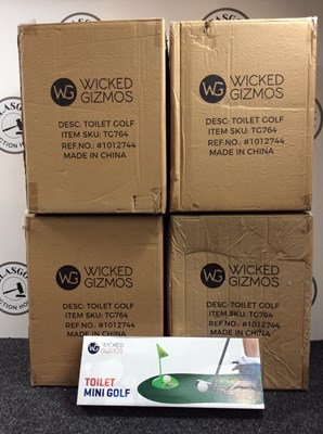 Lot 63 - 4 Boxes Of Toilet Golf Games