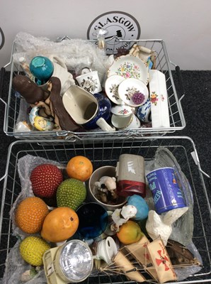 Lot 241 - Two Baskets Of Misc