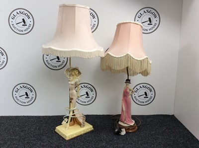 Lot 99 - Pair of Figurine Lamps