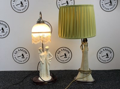 Lot 137 - Pair of Figurine Lamps
