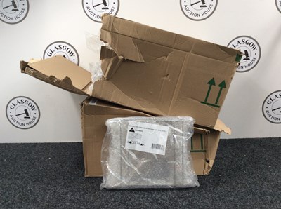 Lot 57 - Two Boxes Of Stainless Steel Cabinet Racks