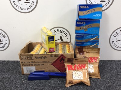 Lot 90 - Qty of Smoking Supplies