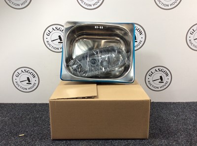 Lot 166 - Small Stainless Steel Sink with fittings
