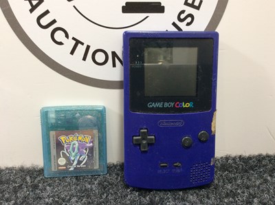 Lot 140 - Nintendo GameBoy Colour w Pokemon Crystal