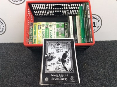 Lot 43 - Bundle Of Celtic Memorabilia, Including Signed Seville Print