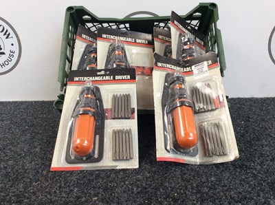 Lot 8 - Tray of Interchangeable Screwdrivers