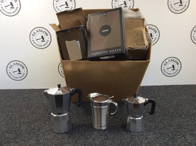 Lot 62 - Qty of VonShef 12 Cup Espresso Maker
