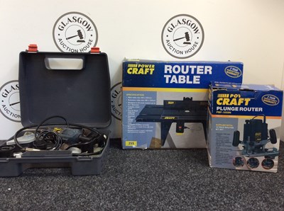 Lot 68 - Qty of Power Craft Woodworking Tools