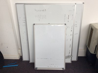 Lot 197 - Qty of White Boards