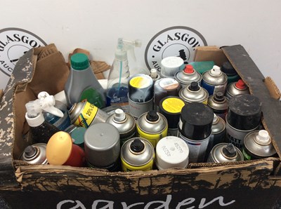 Lot 247 - Tray of Spraypaint