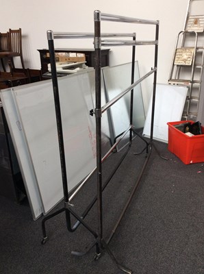 Lot 194 - Two Large Hanging Clothes Rails