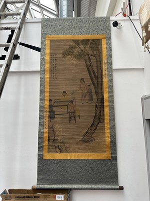 Lot 48 - Early 20th Century Chinese Hanging Scroll With Original Box
