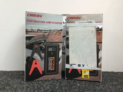 Lot 35 - Two Portable Car Jump Starters