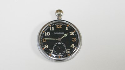 Lot 14 - Jaeger Le Courtre Military Pocket Watch