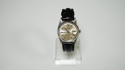 Lot 8 - Rolex Oyster Perpetual Date Just 1570 - Black Strap (Watch Only No Box or Papers)