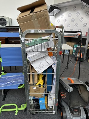 Lot 262 - Cage Of Misc, Including Mirrors, Diagnostic Tools, Snow Chains ETC