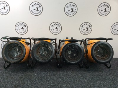 Lot 29 - 4 x 240v Electric Fan Heater